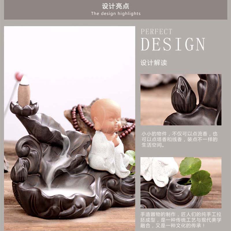 Thinking Monk Incense Backflow Burner