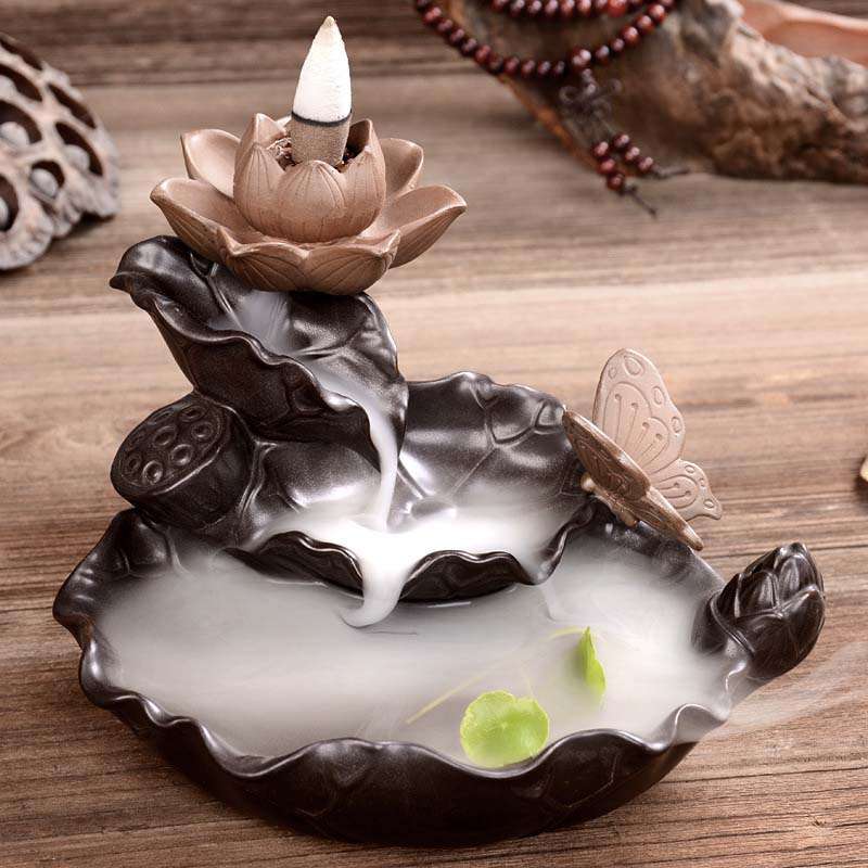 Lotus Incense Backflow Burner