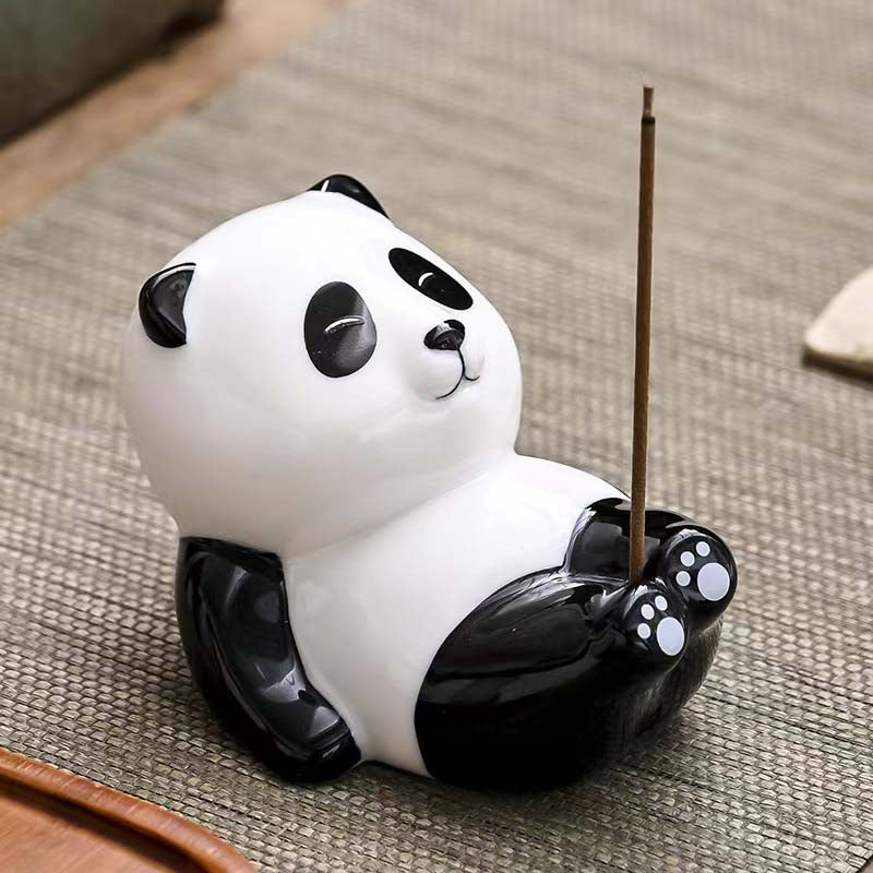 Panda incense holder