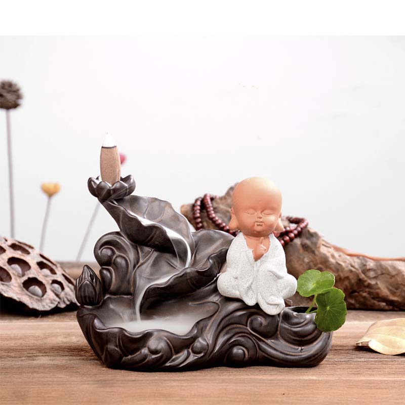 Thinking Monk Incense Backflow Burner