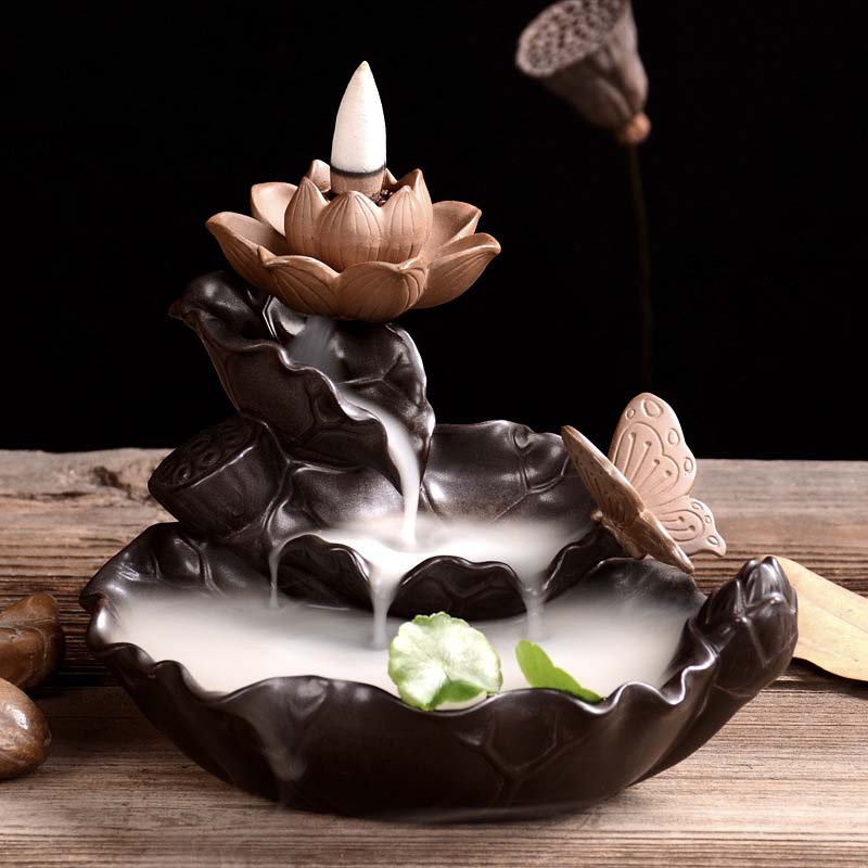 Lotus Incense Backflow Burner