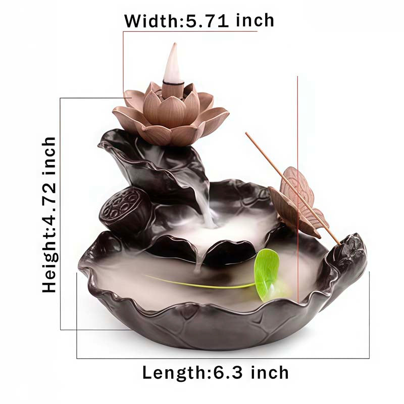 Lotus Incense Backflow Burner