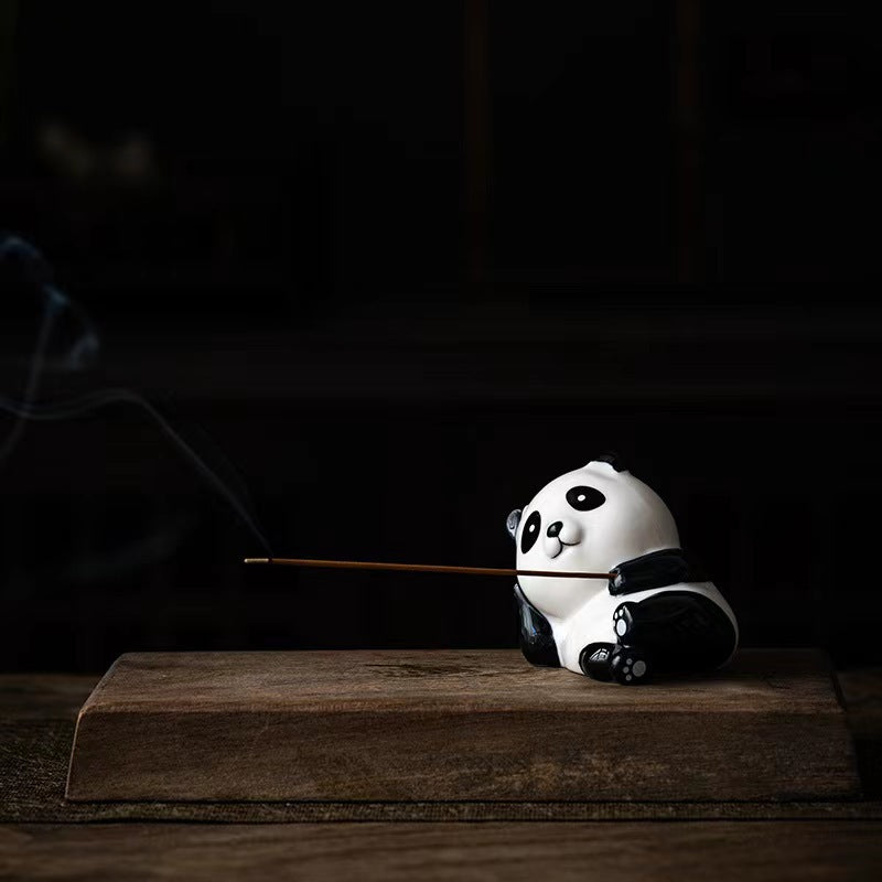 Panda incense holder