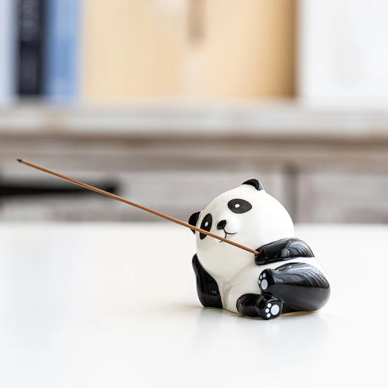 Panda incense holder