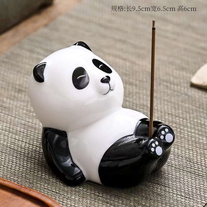 Panda incense holder