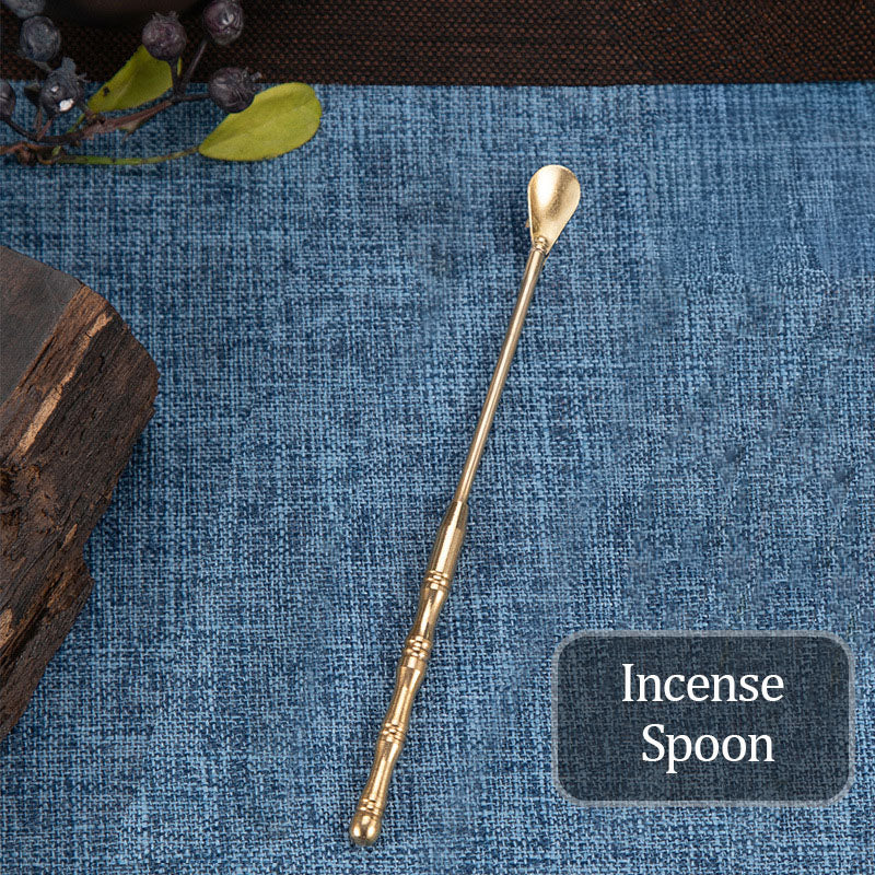 Brass Incense Making Kit, DIY Chinese Incense Ceremony Set, Traditional Aromatherapy Tools