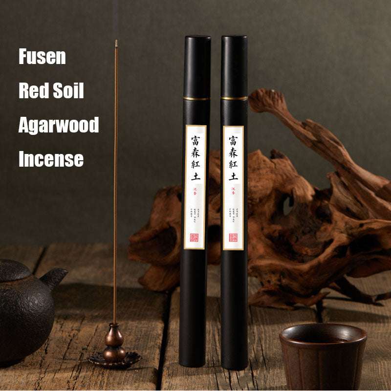 FuSen Red Soil Agarwood Incense Sticks 5a