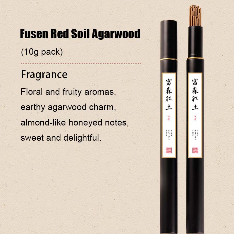 FuSen Red Soil Agarwood Incense Sticks 5a