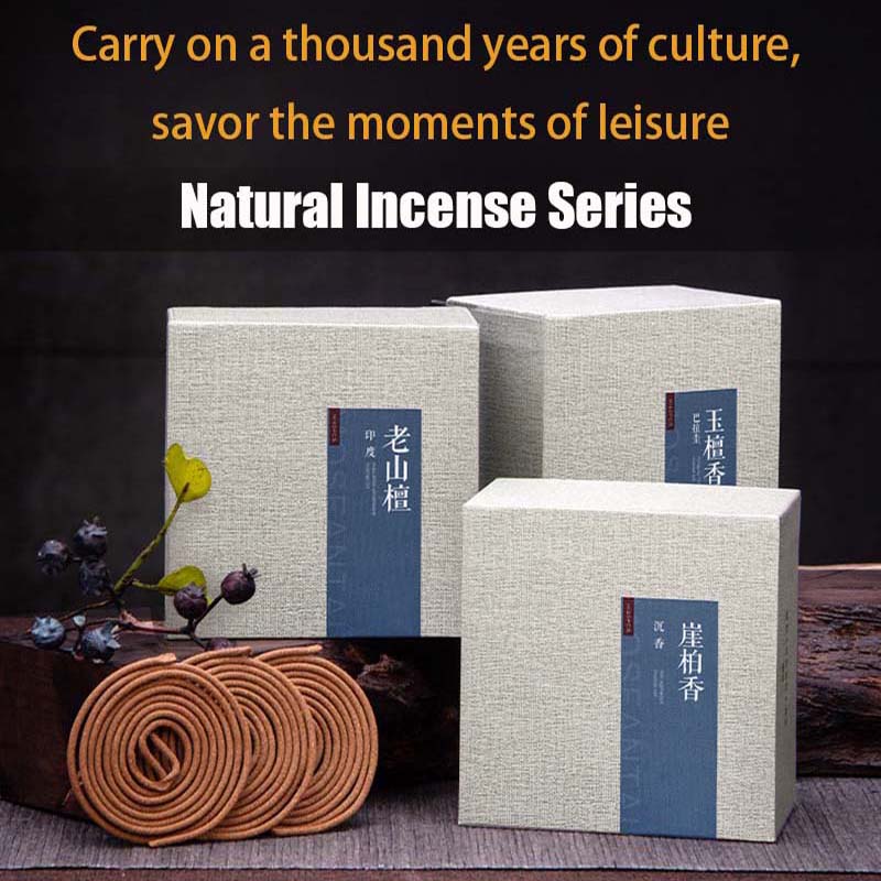 India LaoShan Sandalwood Coil Incense