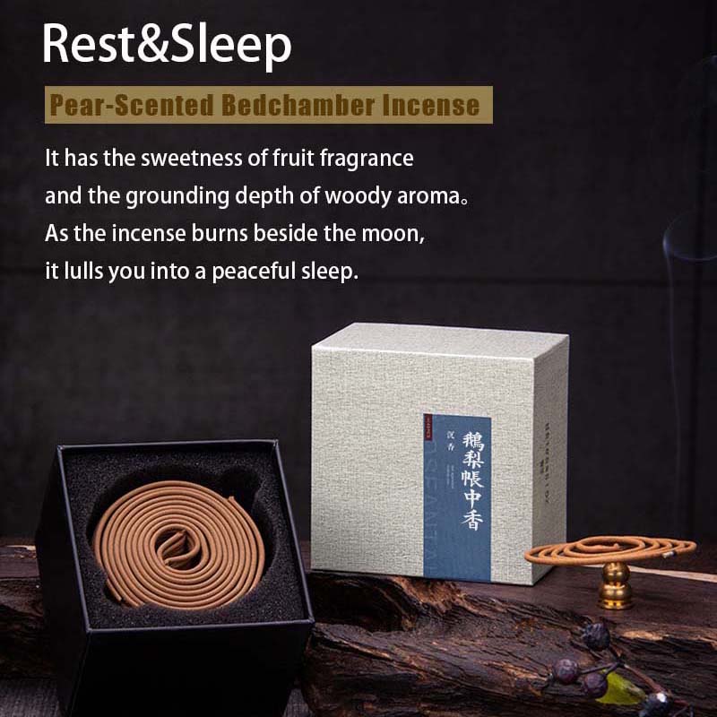 Ancient Formula Pear-Scented Bedchamber Coil Incense