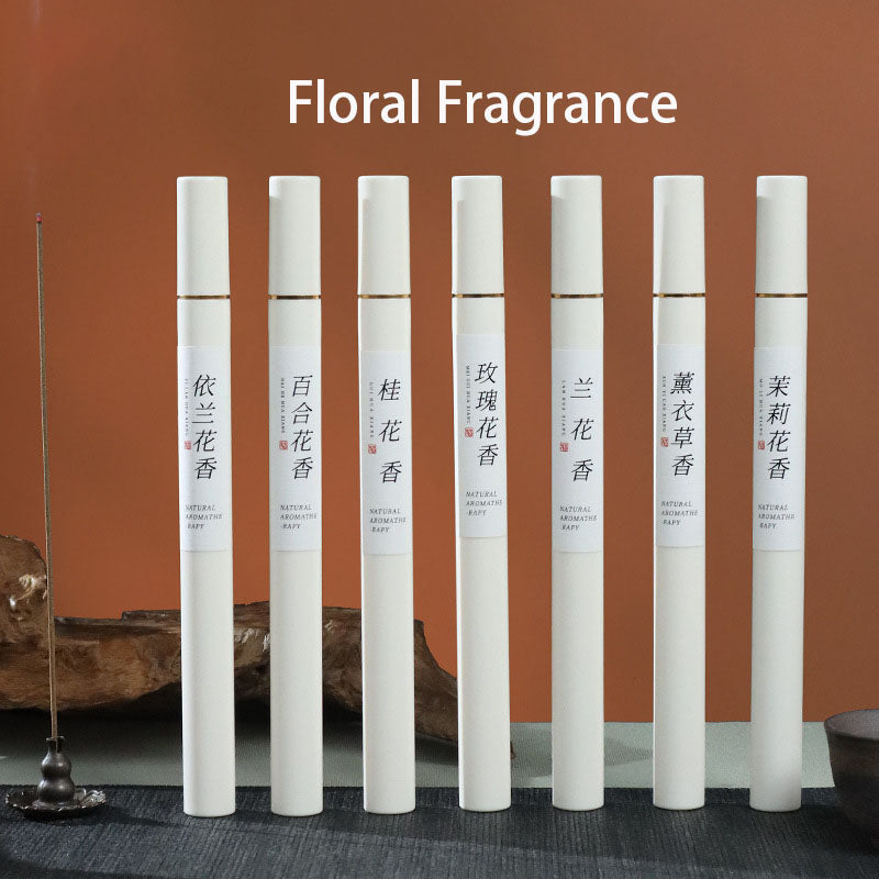 Seven types of floral-scented incense sticks