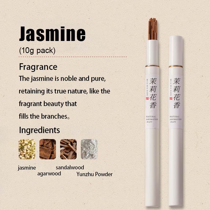 Seven types of floral-scented incense sticks