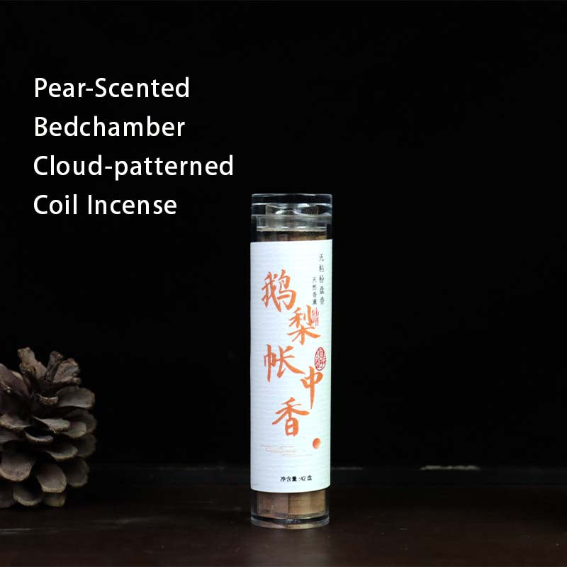 Pear-Scented Bedchamber Cloud Coil Incense