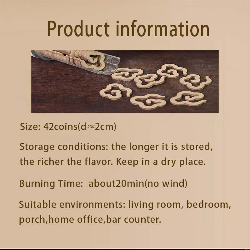 Pear-Scented Bedchamber Cloud Coil Incense
