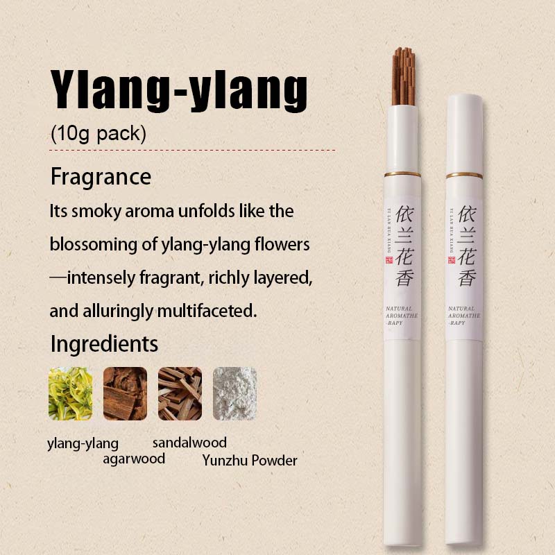 Seven types of floral-scented incense sticks